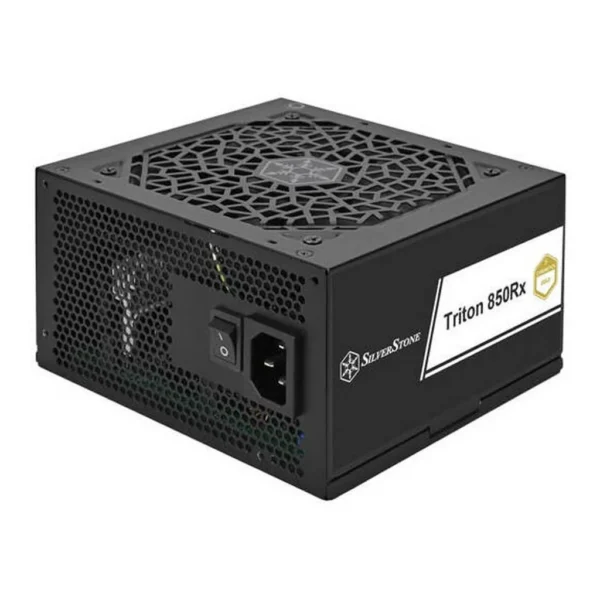 SilverStone Triton 850Rx Non Modular Power Supply, 850W Power, 80 Plus Gold Efficiency, 120mm ICB Bearing Fan, Active PFC, Japanese Electrolytic Capacitors, ATX Form Factor, Black | SST-TR850R-GF – Main image SilverStone Triton 850Rx Non Modular Power Supply, 850W Power, 80 Plus Gold Efficiency, 120mm ICB Bearing Fan, Active PFC, Japanese Electrolytic Capacitors, ATX Form Factor, Black | SST-TR850R-GF – Main image