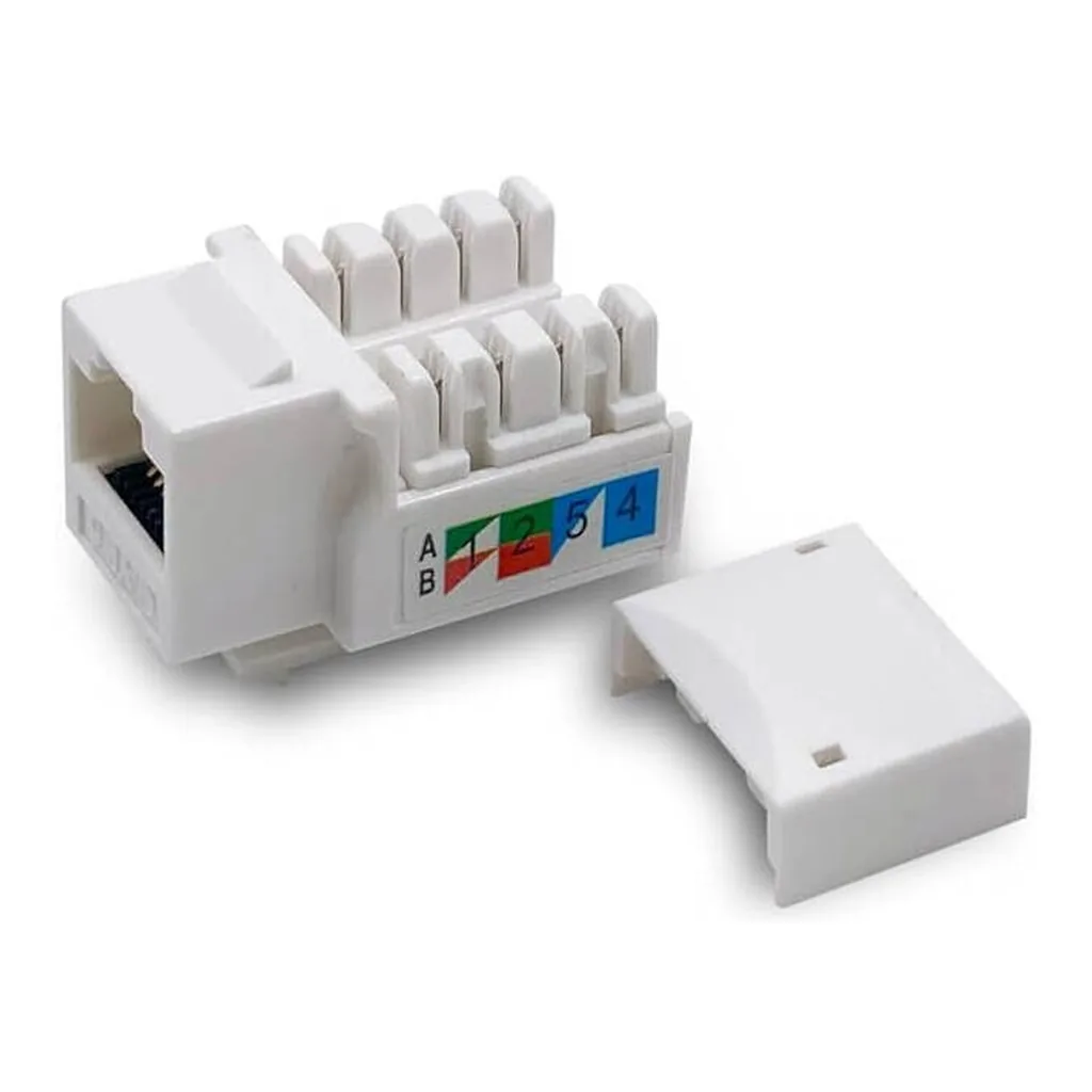 Taradhin CAT6 UTP RJ45 Keystone Jack, 250MHz High-Performance Rated, Easy Punch-Down Installation , Faster & More Reliable Network Connections, Durable 50-Micron Gold Plated Contacts | TC-C6KS01 – Gallery image 1 Taradhin CAT6 UTP RJ45 Keystone Jack, 250MHz High-Performance Rated, Easy Punch-Down Installation , Faster & More Reliable Network Connections, Durable 50-Micron Gold Plated Contacts | TC-C6KS01 – Gallery image 1