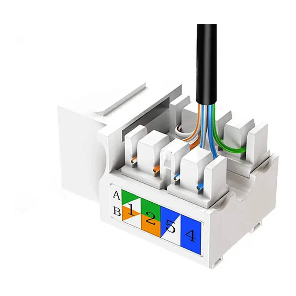 Taradhin CAT6 UTP RJ45 Keystone Jack, 250MHz High-Performance Rated, Easy Punch-Down Installation , Faster & More Reliable Network Connections, Durable 50-Micron Gold Plated Contacts | TC-C6KS01 – Gallery image 2 Taradhin CAT6 UTP RJ45 Keystone Jack, 250MHz High-Performance Rated, Easy Punch-Down Installation , Faster & More Reliable Network Connections, Durable 50-Micron Gold Plated Contacts | TC-C6KS01 – Gallery image 2