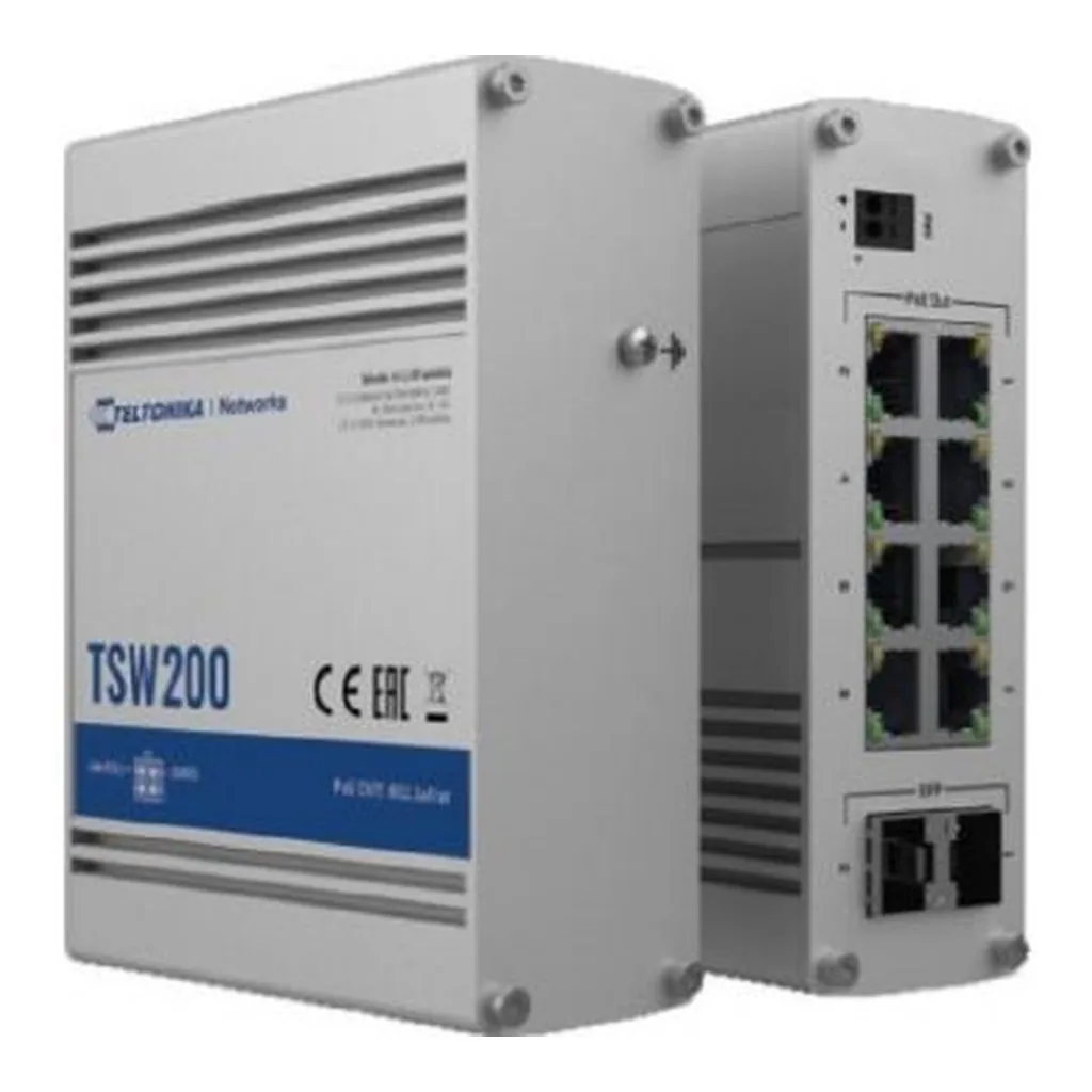 Teltonika TSW200 Industrial PoE Switch – Gallery image 1 Teltonika TSW200 Industrial PoE Switch – Gallery image 1