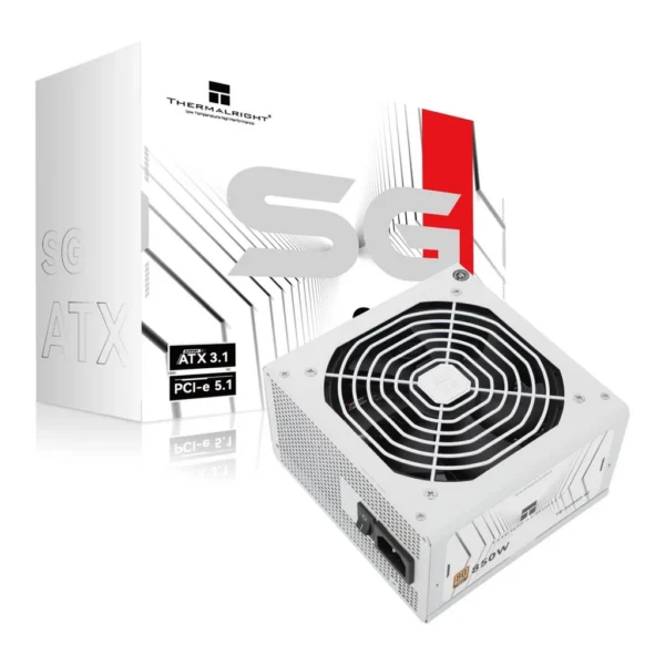 ThermalRight SG-850 SG Series ATX Power Supply, 850W, 80 Plus Gold, Full Modular, 120mm Fan, OPP/OVP/OTP/OCP/SCP/UVP, MTBF 100K Hours, White | TR-SG850 – Main image ThermalRight SG-850 SG Series ATX Power Supply, 850W, 80 Plus Gold, Full Modular, 120mm Fan, OPP/OVP/OTP/OCP/SCP/UVP, MTBF 100K Hours, White | TR-SG850 – Main image
