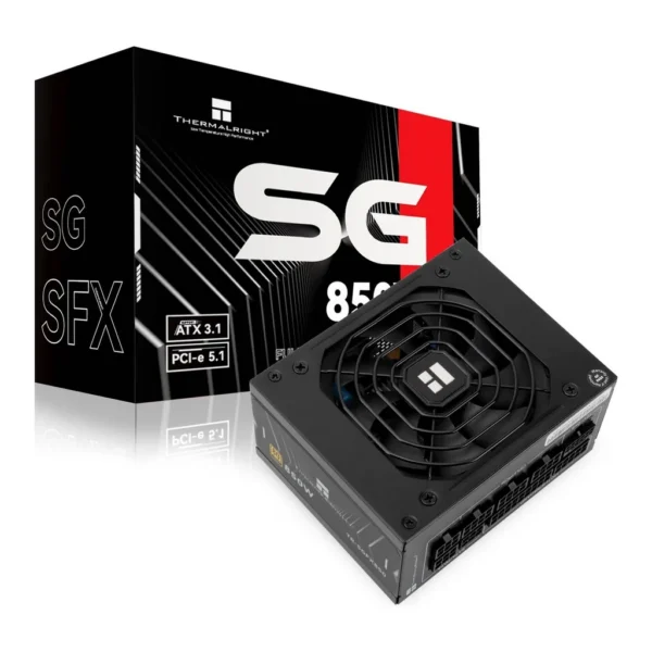 ThermalRight SGFX850 SG Series SFX Power Supply, 850W Power, 80 Plus Gold, Full Modular, 92mm Fan, OPP/OVP/OTP/OCP/SCP/UVP, MTBF 100K Hours, Black | SGFX850 – Main image ThermalRight SGFX850 SG Series SFX Power Supply, 850W Power, 80 Plus Gold, Full Modular, 92mm Fan, OPP/OVP/OTP/OCP/SCP/UVP, MTBF 100K Hours, Black | SGFX850 – Main image