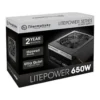 Thermaltake Litepower 650W Power Supply, Non Modular, ATX 2.3 & EPS, Active-PFC, PSU, 12cm, EU/Non, 80PLUS Black | PS-LTP-0650NPCNUK-2 – Main image Thermaltake Litepower 650W Power Supply, Non Modular, ATX 2.3 & EPS, Active-PFC, PSU, 12cm, EU/Non, 80PLUS Black | PS-LTP-0650NPCNUK-2 – Main image