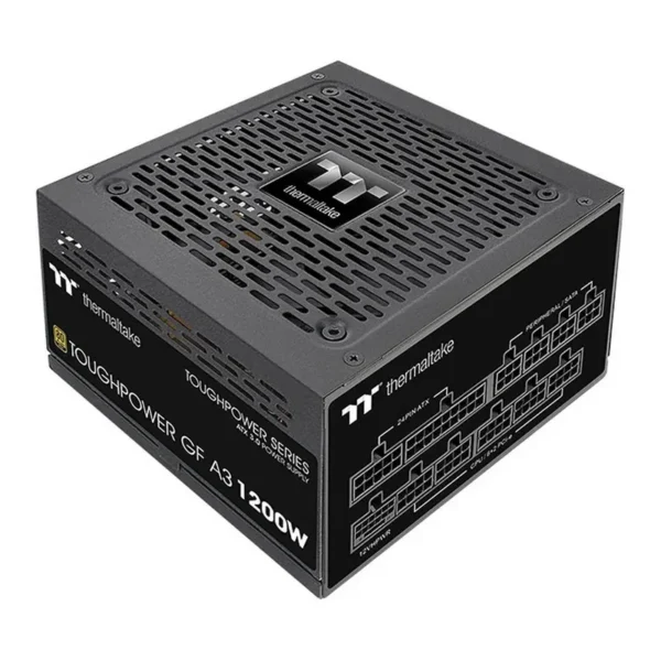 Thermaltake Toughpower GF A3 Gold 1200W PSU, True 600W 12VHPWR Connectors on PSU & NVIDIA RTX 40 Series, ATX 3.0/PCI-E 5.0, 80+ Gold, SLI/Crossfire Ready, Black | PS-TPD-1200FNFAGK-H – Main image Thermaltake Toughpower GF A3 Gold 1200W PSU, True 600W 12VHPWR Connectors on PSU & NVIDIA RTX 40 Series, ATX 3.0/PCI-E 5.0, 80+ Gold, SLI/Crossfire Ready, Black | PS-TPD-1200FNFAGK-H – Main image