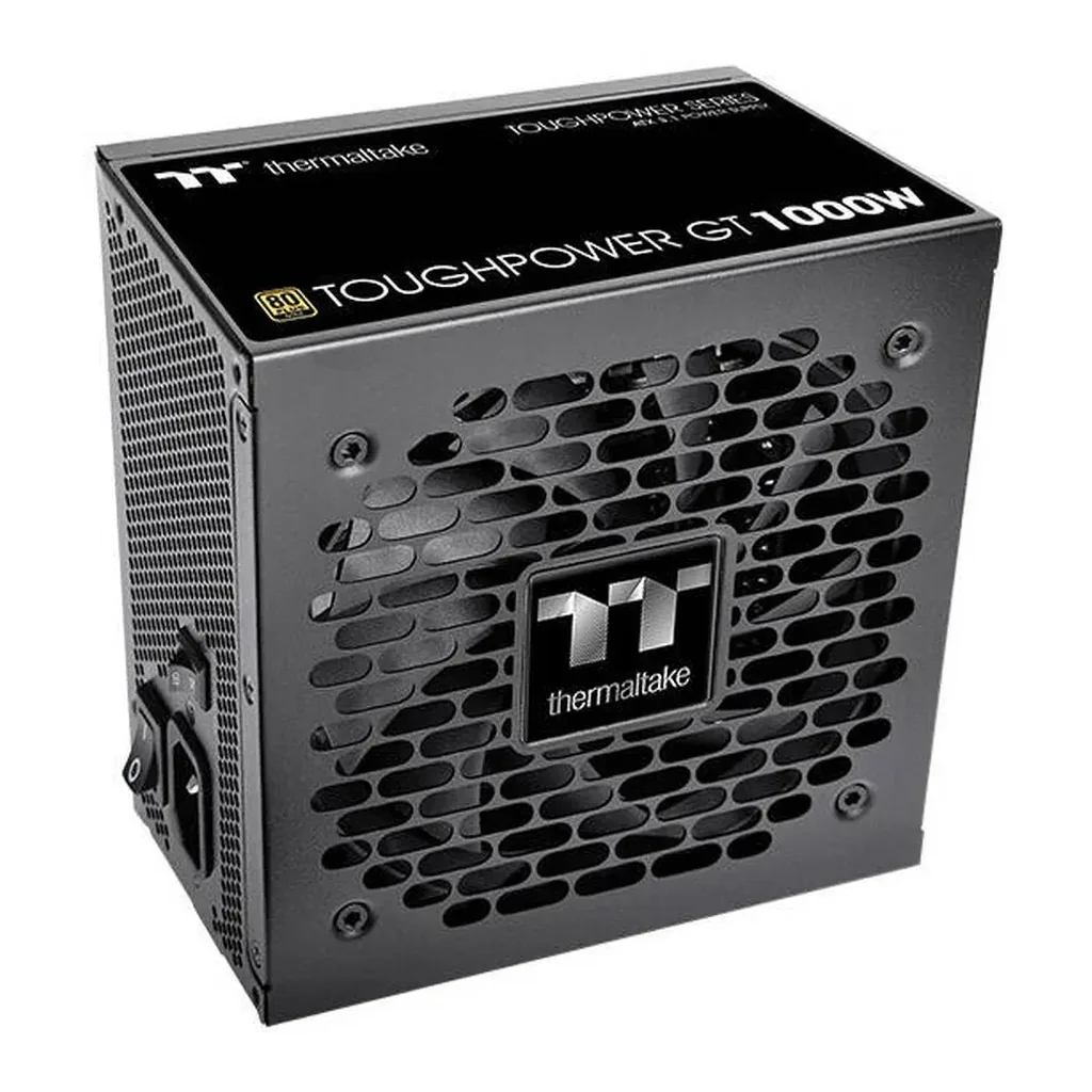 Thermaltake TOUGHPOWER GT 1000W Fully Modular Power Supply, 1000W Power, 80 PLUS Gold Efficiency, Active PFC, 120cm Hydraulic Bearing Fan, ATX 3.1 Ready, Black | PS-TPT-1000FNFAGK-3 – Gallery image 5 Thermaltake TOUGHPOWER GT 1000W Fully Modular Power Supply, 1000W Power, 80 PLUS Gold Efficiency, Active PFC, 120cm Hydraulic Bearing Fan, ATX 3.1 Ready, Black | PS-TPT-1000FNFAGK-3 – Gallery image 5