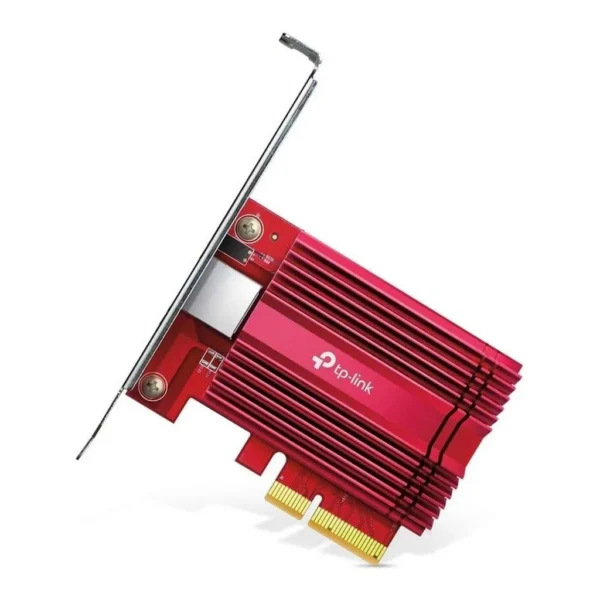 TP-Link 10 Gigabit PCI Express Network Adapter, CAT6A Ethernet Cable, Low-Profile and Full-Height Brackets, Supports Windows 11/10/8.1/8/7, Windows Servers 2019/2016/2012 R2, Linux | TX401 – Main image TP-Link 10 Gigabit PCI Express Network Adapter, CAT6A Ethernet Cable, Low-Profile and Full-Height Brackets, Supports Windows 11/10/8.1/8/7, Windows Servers 2019/2016/2012 R2, Linux | TX401 – Main image