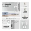 TP-Link Archer RE405BE WiFi 7 Range Extender BE7200, High Performance Dual-Band Signal Booster with 6GHz Ready Architecture, 2.5G Port, MLO Technology and EasyMesh Integration, White | RE405BE – Gallery image 6 TP-Link Archer RE405BE WiFi 7 Range Extender BE7200, High Performance Dual-Band Signal Booster with 6GHz Ready Architecture, 2.5G Port, MLO Technology and EasyMesh Integration, White | RE405BE – Gallery image 6