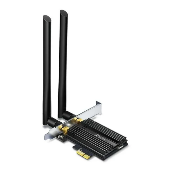 TP-Link Archer TX50E AX3000 Wi-Fi 6 Bluetooth 5.2 PCIe Adapter for PC with Heat Sink, MU-MIMO, Ultra-Low Latency, Supports Windows 10(64bit) Only – Main image TP-Link Archer TX50E AX3000 Wi-Fi 6 Bluetooth 5.2 PCIe Adapter for PC with Heat Sink, MU-MIMO, Ultra-Low Latency, Supports Windows 10(64bit) Only – Main image