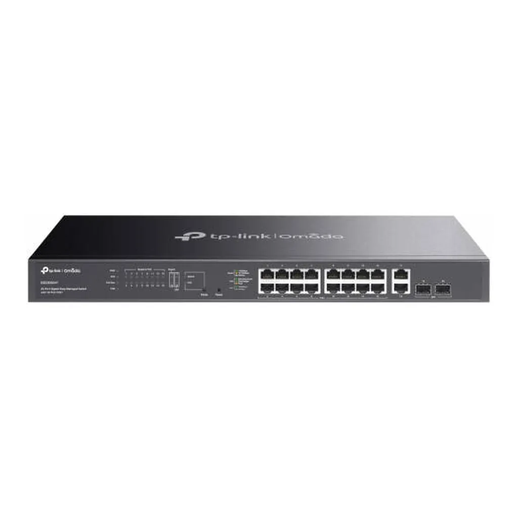 TP-Link Omada ES220GMP 20-Port PoE+ Switch – Main image TP-Link Omada ES220GMP 20-Port PoE+ Switch – Main image