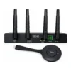 TREND Wireless Conferencing BYOM System, 9-Screen Collaboration Solution, 4K Wireless Presentation, 100M Wireless Range, Screen Rotation Support, 9 TX Connections, Black | TR-MEA100PRO – Main image TREND Wireless Conferencing BYOM System, 9-Screen Collaboration Solution, 4K Wireless Presentation, 100M Wireless Range, Screen Rotation Support, 9 TX Connections, Black | TR-MEA100PRO – Main image