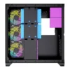 Twisted Minds Bullet-07 Mid Tempered Glass Mid Tower ATX Gaming PC Case, Pre Installed 4x 120mm ARGB Fans, Up to 360mm AIO, 3.5″ HDD* 2 + 2.5″ SSD* 2 Drive Support, USB 3.0+USB-C, Black | TM1-B-S – Gallery image 6 Twisted Minds Bullet-07 Mid Tempered Glass Mid Tower ATX Gaming PC Case, Pre Installed 4x 120mm ARGB Fans, Up to 360mm AIO, 3.5″ HDD* 2 + 2.5″ SSD* 2 Drive Support, USB 3.0+USB-C, Black | TM1-B-S – Gallery image 6