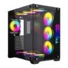 Twisted Minds Bullet-07 Mid Tempered Glass Mid Tower ATX Gaming PC Case, Pre Installed 4x 120mm ARGB Fans, Up to 360mm AIO, 3.5″ HDD* 2 + 2.5″ SSD* 2 Drive Support, USB 3.0+USB-C, Black | TM1-B-S – Main image Twisted Minds Bullet-07 Mid Tempered Glass Mid Tower ATX Gaming PC Case, Pre Installed 4x 120mm ARGB Fans, Up to 360mm AIO, 3.5″ HDD* 2 + 2.5″ SSD* 2 Drive Support, USB 3.0+USB-C, Black | TM1-B-S – Main image