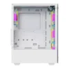 Twisted Minds Nova Mid Tower Gaming Case, ATX PC Case with ARGB Lighting & Tempered Glass Design, White | TM-NOVA-W – Gallery image 2 Twisted Minds Nova Mid Tower Gaming Case, ATX PC Case with ARGB Lighting & Tempered Glass Design, White | TM-NOVA-W – Gallery image 2