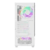 Twisted Minds Nova Mid Tower Gaming Case, ATX PC Case with ARGB Lighting & Tempered Glass Design, White | TM-NOVA-W – Gallery image 4 Twisted Minds Nova Mid Tower Gaming Case, ATX PC Case with ARGB Lighting & Tempered Glass Design, White | TM-NOVA-W – Gallery image 4