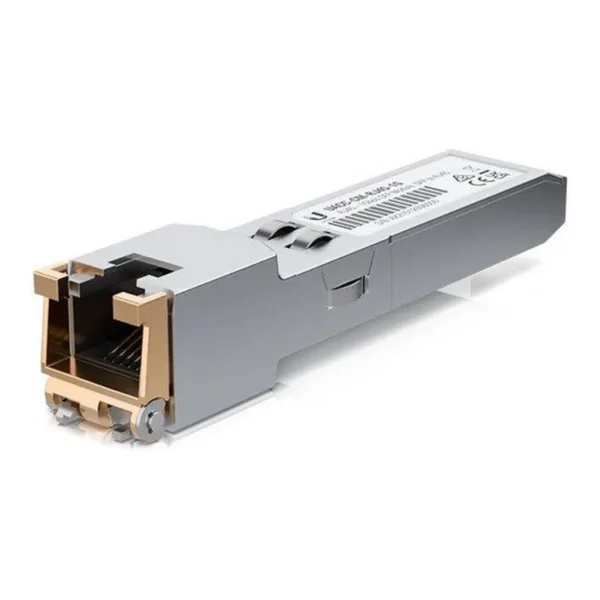 Ubiquiti SFP to RJ45 Adapter, 1 Gbps Throughput, 10/100/1000 MbE, Supports Connections Up to 100m, Silver | UACC-CM-RJ45-1G – Main image Ubiquiti SFP to RJ45 Adapter, 1 Gbps Throughput, 10/100/1000 MbE, Supports Connections Up to 100m, Silver | UACC-CM-RJ45-1G – Main image
