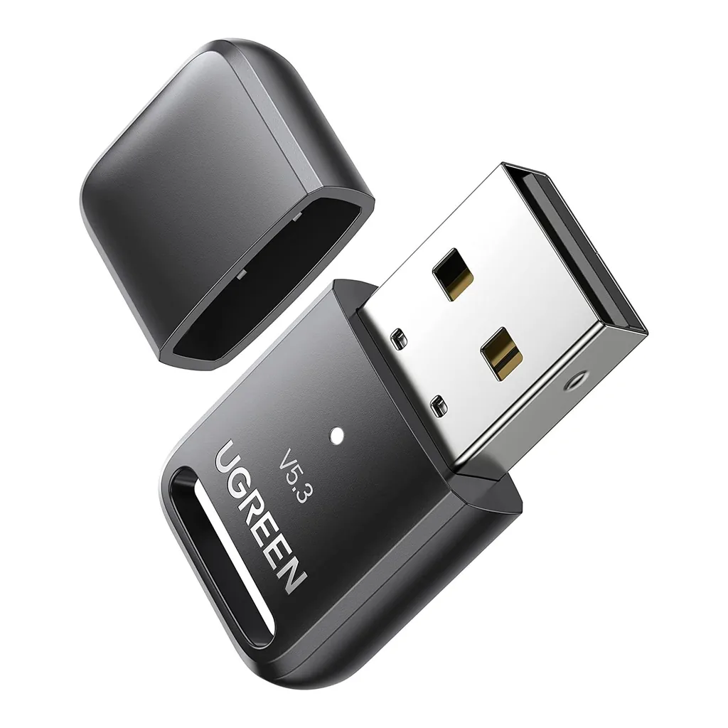 UGREEN USB Bluetooth Adapter for PC, 5.3 Bluetooth Dongle for Laptop,Mouse, Keyboard, Printers, Headsets, Speakers, Windows 8.1/10/11 | 90225 – Gallery image 1 UGREEN USB Bluetooth Adapter for PC, 5.3 Bluetooth Dongle for Laptop,Mouse, Keyboard, Printers, Headsets, Speakers, Windows 8.1/10/11 | 90225 – Gallery image 1