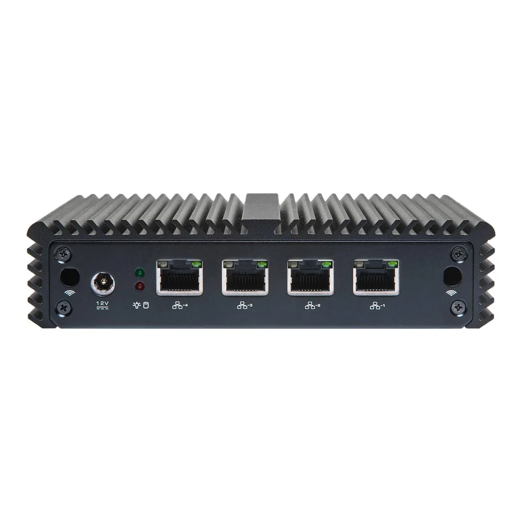Untangle Z4 Firewall Appliance, 10-50 Users, Celeron Quad Core CPU, 4GB RAM, 32GB mSATA SSD Storage, 950 Mbps Throughput, 4 USB Ports, Black | Z4 – Gallery image 1 Untangle Z4 Firewall Appliance, 10-50 Users, Celeron Quad Core CPU, 4GB RAM, 32GB mSATA SSD Storage, 950 Mbps Throughput, 4 USB Ports, Black | Z4 – Gallery image 1