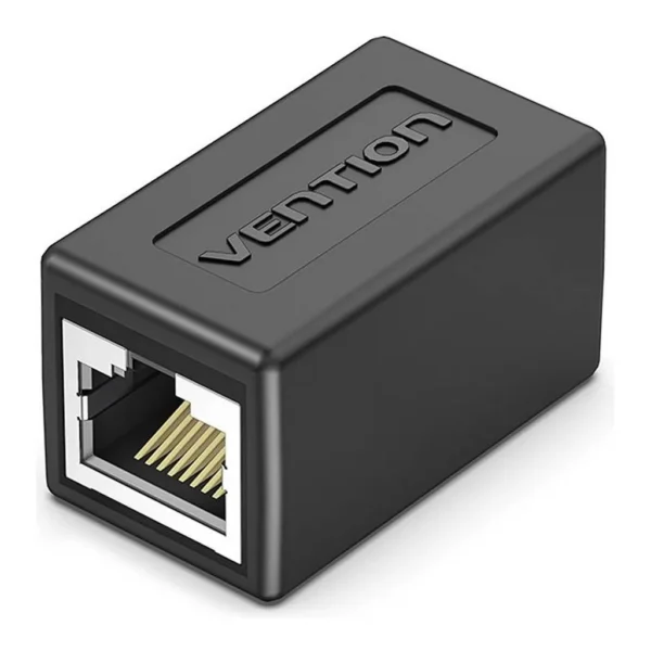 Vention Cat.6 FTP Keystone Jack Coupler, Minimum Attenuation, Metal Shielding Layer, Pins of Gold-Plated, Phosphor Bronze, Thickened PCB, 5 Pack, Black | IPVB0-5 – Main image Vention Cat.6 FTP Keystone Jack Coupler, Minimum Attenuation, Metal Shielding Layer, Pins of Gold-Plated, Phosphor Bronze, Thickened PCB, 5 Pack, Black | IPVB0-5 – Main image