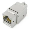 Vention CAT 7 Jack, 10G Tran, 50U Gold, Metal Shell, Full Cont Fast Trans, Metal Shield, Anti Int, 5-Pack, Gray | VDD-B04-H-5 – Main image Vention CAT 7 Jack, 10G Tran, 50U Gold, Metal Shell, Full Cont Fast Trans, Metal Shield, Anti Int, 5-Pack, Gray | VDD-B04-H-5 – Main image
