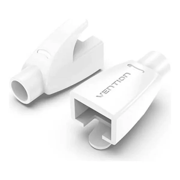 Vention RJ45 Strain Relief Boots, Waterproof and Dustproof, Environmental-Friendly, Prevent Breakage, Easy Installation and Wiring, Flexible and Quick Rebound, PVC Type, 100 Pack, White | IODW0-100 – Main image Vention RJ45 Strain Relief Boots, Waterproof and Dustproof, Environmental-Friendly, Prevent Breakage, Easy Installation and Wiring, Flexible and Quick Rebound, PVC Type, 100 Pack, White | IODW0-100 – Main image
