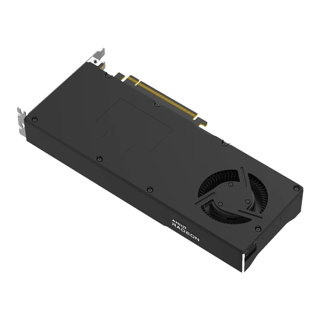 XFX AMD Radeon AI Pro R9700 Graphics Card, 32GB GDDR6 256-Bit Memory, Up to 2920 MHz Boost Clock, 20 Gbps Memory Speed, 4096 Stream Processors, PCI Express 5.0 – Gallery image 3 XFX AMD Radeon AI Pro R9700 Graphics Card, 32GB GDDR6 256-Bit Memory, Up to 2920 MHz Boost Clock, 20 Gbps Memory Speed, 4096 Stream Processors, PCI Express 5.0 – Gallery image 3