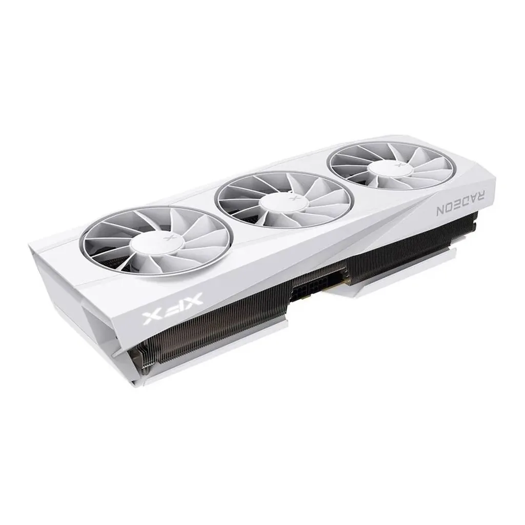 XFX Quicksilver AMD Radeon RX 9070 OC White Gaming Edition Graphics Card, 16GB GDDR6 256-Bit Memory, 2700 MHz Boost Clock, 4096 Stream Processors, 20 – Gallery image 3 XFX Quicksilver AMD Radeon RX 9070 OC White Gaming Edition Graphics Card, 16GB GDDR6 256-Bit Memory, 2700 MHz Boost Clock, 4096 Stream Processors, 20 – Gallery image 3