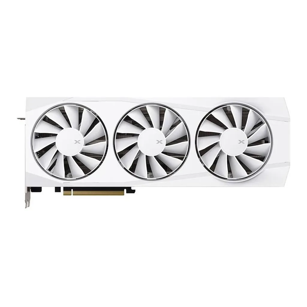 XFX Quicksilver AMD Radeon RX 9070 OC White Gaming Edition Graphics Card, 16GB GDDR6 256-Bit Memory, 2700 MHz Boost Clock, 4096 Stream Processors, 20 – Gallery image 4 XFX Quicksilver AMD Radeon RX 9070 OC White Gaming Edition Graphics Card, 16GB GDDR6 256-Bit Memory, 2700 MHz Boost Clock, 4096 Stream Processors, 20 – Gallery image 4