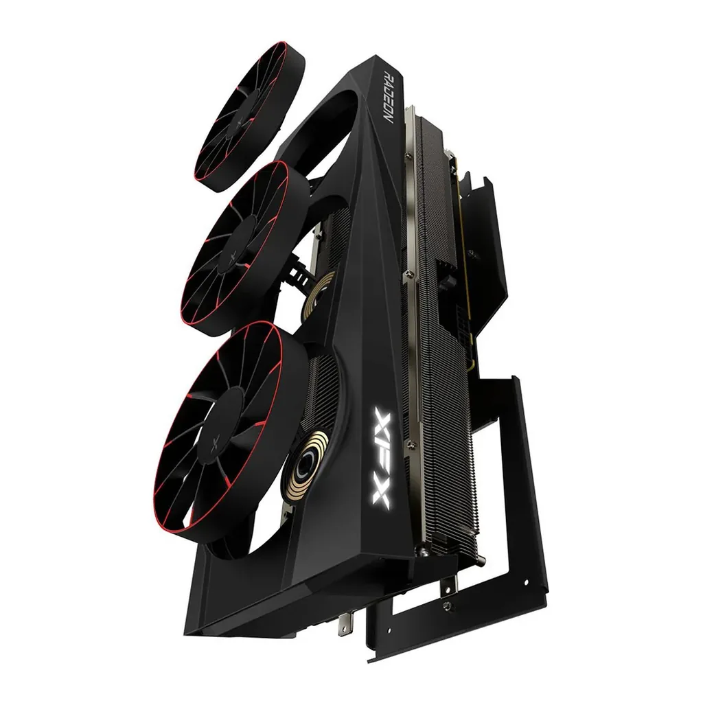XFX Quicksilver AMD Radeon RX 9070 XT Magnetic Air Edition Graphics Card, 16GB GDDR6 256-Bit Memory, 2970 MHz Boost Clock, 4096 Stream Processors, 20 – Gallery image 2 XFX Quicksilver AMD Radeon RX 9070 XT Magnetic Air Edition Graphics Card, 16GB GDDR6 256-Bit Memory, 2970 MHz Boost Clock, 4096 Stream Processors, 20 – Gallery image 2