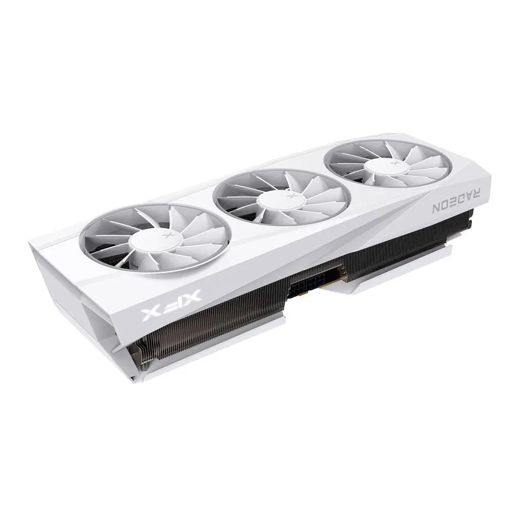 XFX Quicksilver AMD Radeon RX 9070 XT White Magnetic Air Edition Graphics Card, 16GB GDDR6 256-Bit Memory, 2970 MHz Boost Clock, 4096 Stream Processor – Gallery image 1 XFX Quicksilver AMD Radeon RX 9070 XT White Magnetic Air Edition Graphics Card, 16GB GDDR6 256-Bit Memory, 2970 MHz Boost Clock, 4096 Stream Processor – Gallery image 1