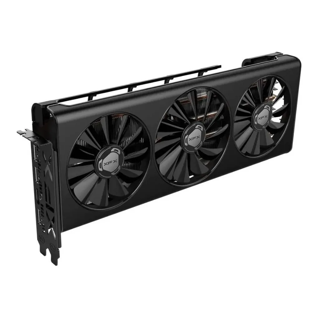 XFX RX 5700 XT Triple Fan Dissipation 8GB GDDR6 Memory, 14 Gbps, 3xDP HDMI, PCI Express4.0, 256 bit, Graphics Card | RX-57XT83LD8 – Gallery image 1 XFX RX 5700 XT Triple Fan Dissipation 8GB GDDR6 Memory, 14 Gbps, 3xDP HDMI, PCI Express4.0, 256 bit, Graphics Card | RX-57XT83LD8 – Gallery image 1