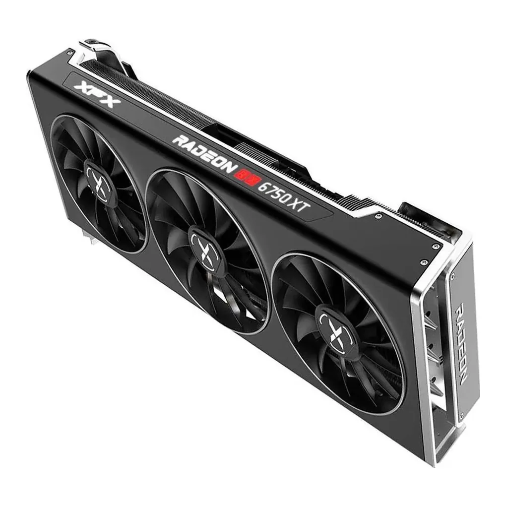 XFX Speedster Merc319 Radeon RX 6750XT Black Gaming Graphics Card, 12GB GDDR6 192 Bit Memory, 2560 Stream Processor, 2324MHz, PCI-E 4.0, AMD RDNA 2, H – Gallery image 2 XFX Speedster Merc319 Radeon RX 6750XT Black Gaming Graphics Card, 12GB GDDR6 192 Bit Memory, 2560 Stream Processor, 2324MHz, PCI-E 4.0, AMD RDNA 2, H – Gallery image 2
