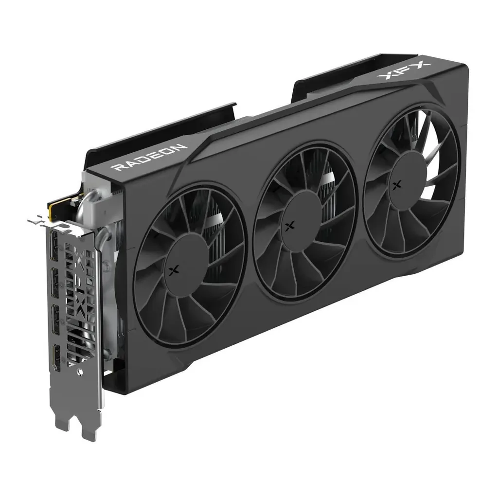 XFX Swift AMD Radeon RX 9070 OC Triple 90mm Fan Gaming Edition Graphics Card, 16GB GDDR6 256-Bit Memory, 2700MHz Boost Clock, 20Gbps Memory Speed, 409 – Gallery image 3 XFX Swift AMD Radeon RX 9070 OC Triple 90mm Fan Gaming Edition Graphics Card, 16GB GDDR6 256-Bit Memory, 2700MHz Boost Clock, 20Gbps Memory Speed, 409 – Gallery image 3