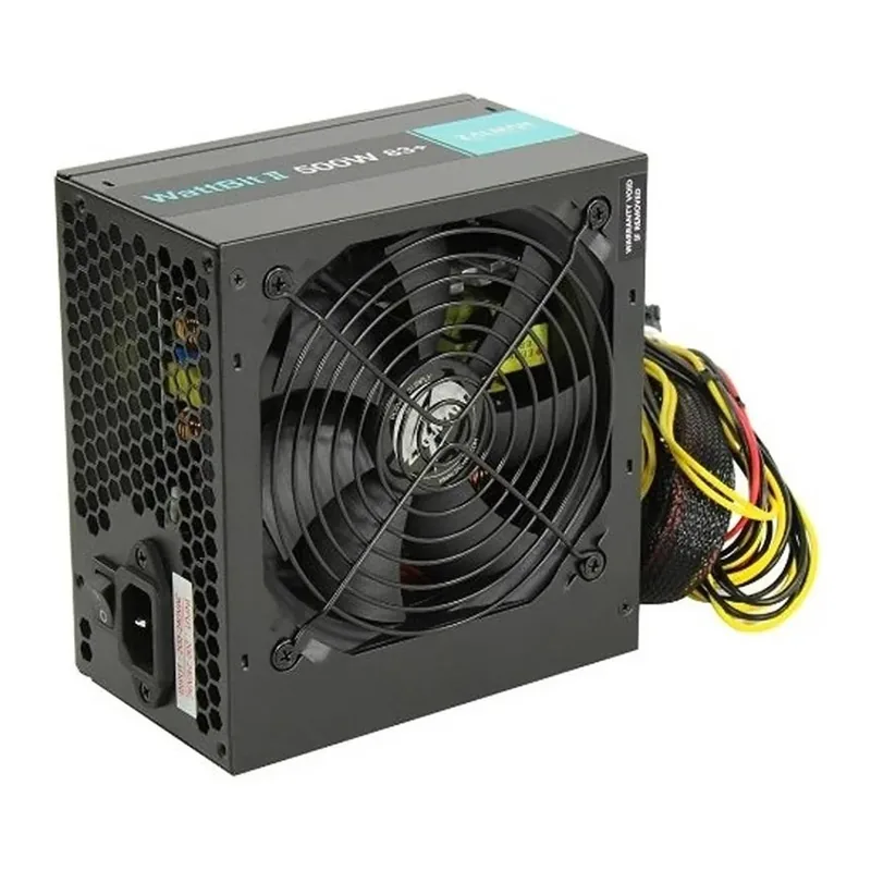 Zalman Wattbit II 500W Power Supply, Standard ATX Size, Sleeves Cable, Quiet 120 Fan, Honeycomb Ventilation, Non-Modular, RoHS Compliant, Black | ZM500-XEII – Gallery image 1 Zalman Wattbit II 500W Power Supply, Standard ATX Size, Sleeves Cable, Quiet 120 Fan, Honeycomb Ventilation, Non-Modular, RoHS Compliant, Black | ZM500-XEII – Gallery image 1