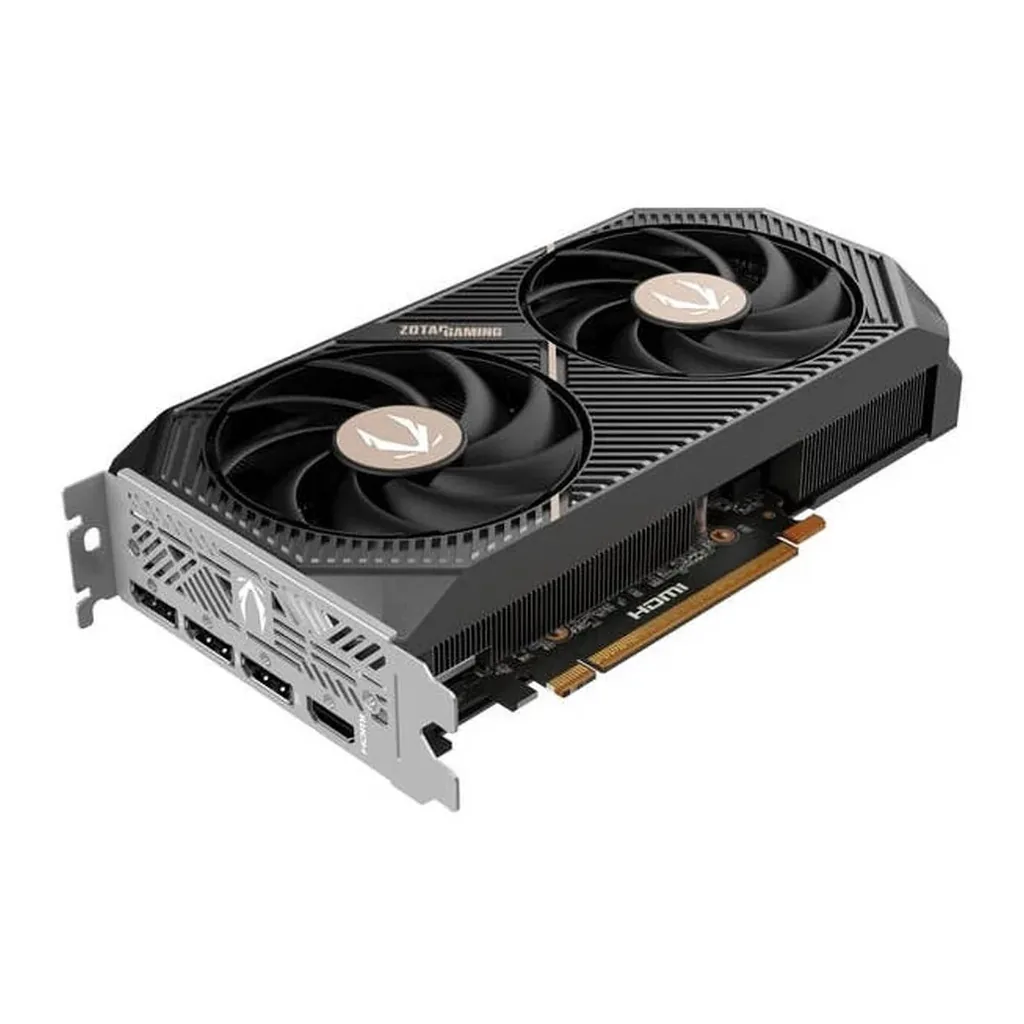 ZOTAC GAMING GeForce RTX 5060 AMP Graphics Card, 8GB GDDR7 128-Bit Memory, 2550MHz Engine Clock, 28 Gbps Memory Clock, 3840 CUDA Cores, PCI Express 5. – Gallery image 5 ZOTAC GAMING GeForce RTX 5060 AMP Graphics Card, 8GB GDDR7 128-Bit Memory, 2550MHz Engine Clock, 28 Gbps Memory Clock, 3840 CUDA Cores, PCI Express 5. – Gallery image 5