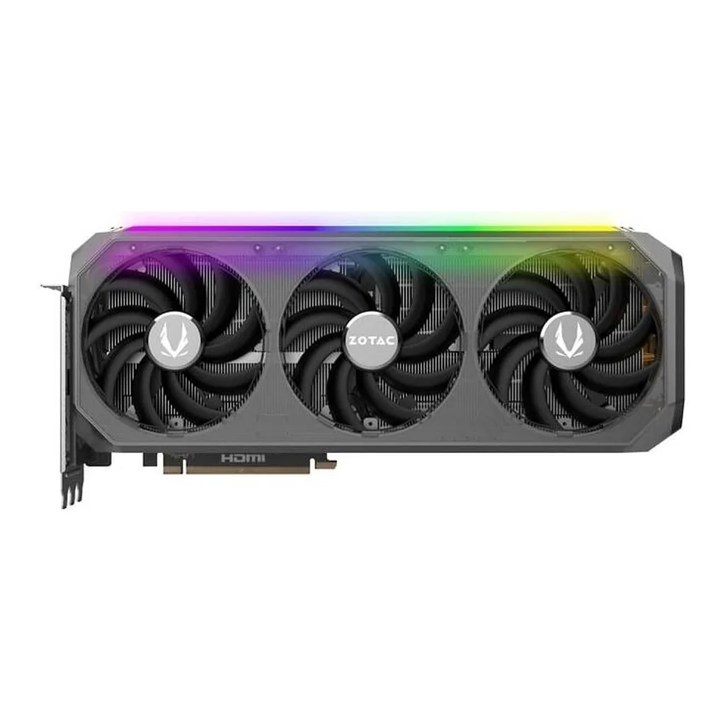 ZOTAC GAMING GeForce RTX 5080 AMP Extreme INFINITY Graphics Card, 16GB GDDR7 256-Bit Memory, 2670MHz Engine Clock, 30 Gbps Memory Clock, 10752 CUDA Cores, PCI Express 5.0 x16 – Gallery image 1 ZOTAC GAMING GeForce RTX 5080 AMP Extreme INFINITY Graphics Card, 16GB GDDR7 256-Bit Memory, 2670MHz Engine Clock, 30 Gbps Memory Clock, 10752 CUDA Cores, PCI Express 5.0 x16 – Gallery image 1