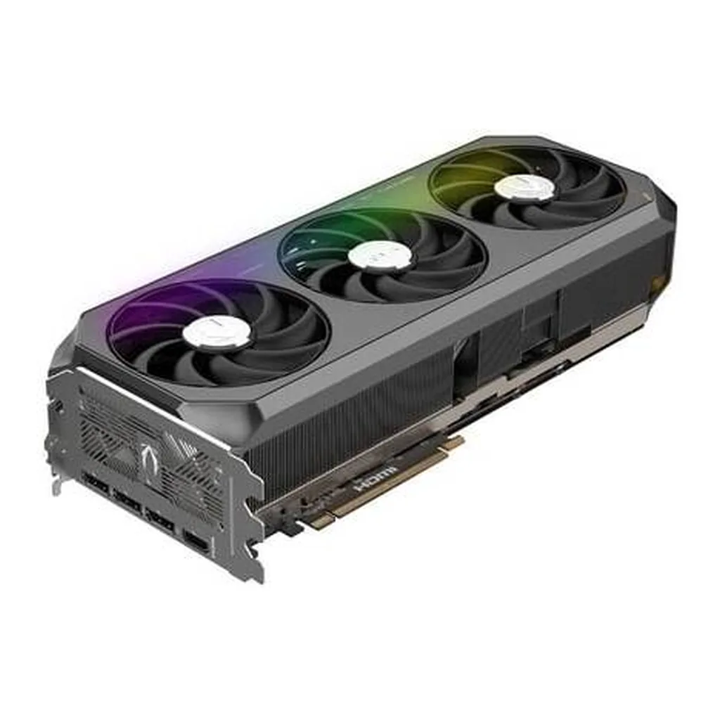 ZOTAC GAMING GeForce RTX 5080 AMP Extreme INFINITY Graphics Card, 16GB GDDR7 256-Bit Memory, 2670MHz Engine Clock, 30 Gbps Memory Clock, 10752 CUDA Cores, PCI Express 5.0 x16 – Gallery image 5 ZOTAC GAMING GeForce RTX 5080 AMP Extreme INFINITY Graphics Card, 16GB GDDR7 256-Bit Memory, 2670MHz Engine Clock, 30 Gbps Memory Clock, 10752 CUDA Cores, PCI Express 5.0 x16 – Gallery image 5