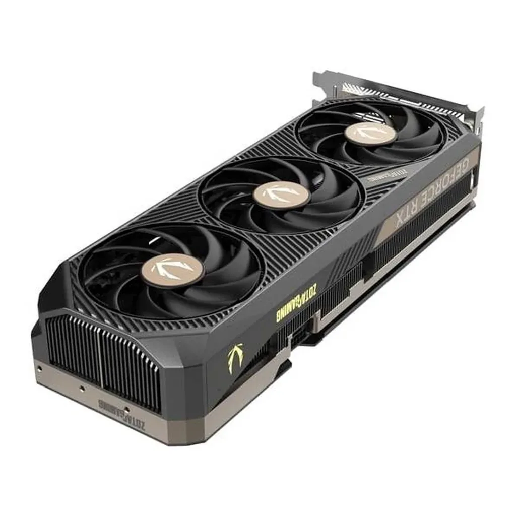 ZOTAC GAMING GeForce RTX 5080 SOLID CORE Graphics Card, 16GB GDDR7 256-Bit Memory, 2617 MHz Engine Clock, 30 Gbps Memory Clock, 10752 CUDA Cores, PCI – Gallery image 4 ZOTAC GAMING GeForce RTX 5080 SOLID CORE Graphics Card, 16GB GDDR7 256-Bit Memory, 2617 MHz Engine Clock, 30 Gbps Memory Clock, 10752 CUDA Cores, PCI – Gallery image 4