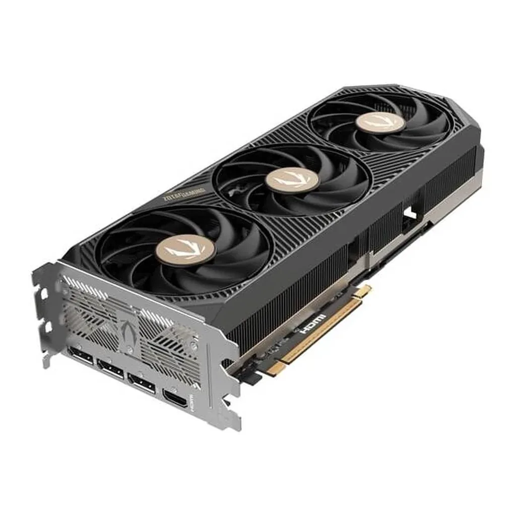 ZOTAC GAMING GeForce RTX 5080 SOLID CORE Graphics Card, 16GB GDDR7 256-Bit Memory, 2617 MHz Engine Clock, 30 Gbps Memory Clock, 10752 CUDA Cores, PCI – Gallery image 5 ZOTAC GAMING GeForce RTX 5080 SOLID CORE Graphics Card, 16GB GDDR7 256-Bit Memory, 2617 MHz Engine Clock, 30 Gbps Memory Clock, 10752 CUDA Cores, PCI – Gallery image 5