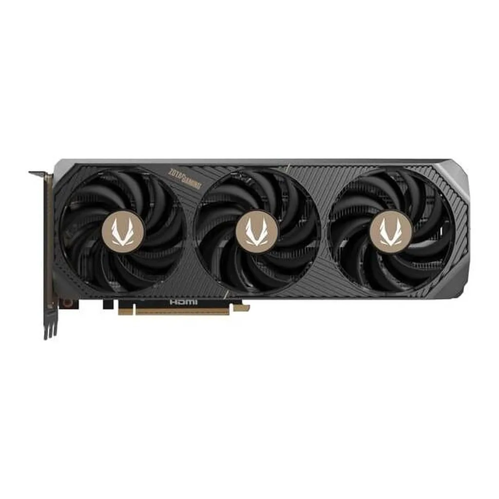 ZOTAC GAMING GeForce RTX 5080 SOLID CORE OC Graphics Card, 16GB GDDR7 256-Bit Memory, 2640 MHz Engine Clock, 30 Gbps Memory Clock, 10752 CUDA Cores, PCI Express 5.0 x16 – Gallery image 1 ZOTAC GAMING GeForce RTX 5080 SOLID CORE OC Graphics Card, 16GB GDDR7 256-Bit Memory, 2640 MHz Engine Clock, 30 Gbps Memory Clock, 10752 CUDA Cores, PCI Express 5.0 x16 – Gallery image 1