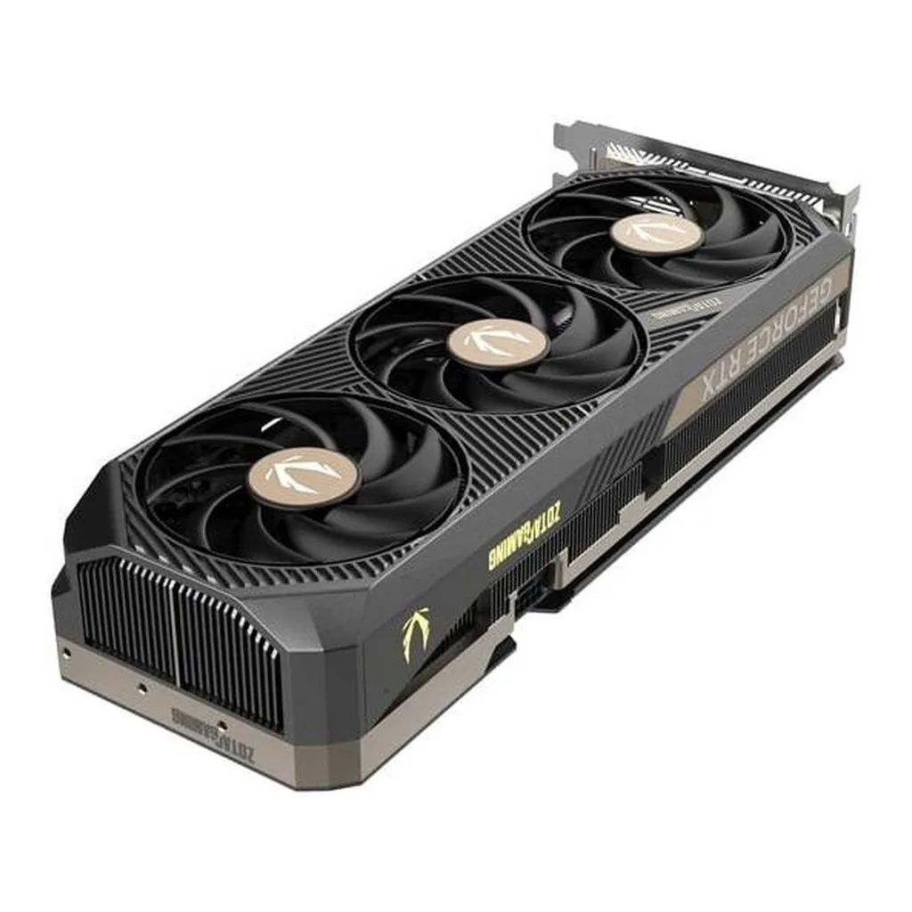 ZOTAC GAMING GeForce RTX 5080 SOLID CORE OC Graphics Card, 16GB GDDR7 256-Bit Memory, 2640 MHz Engine Clock, 30 Gbps Memory Clock, 10752 CUDA Cores, PCI Express 5.0 x16 – Gallery image 4 ZOTAC GAMING GeForce RTX 5080 SOLID CORE OC Graphics Card, 16GB GDDR7 256-Bit Memory, 2640 MHz Engine Clock, 30 Gbps Memory Clock, 10752 CUDA Cores, PCI Express 5.0 x16 – Gallery image 4