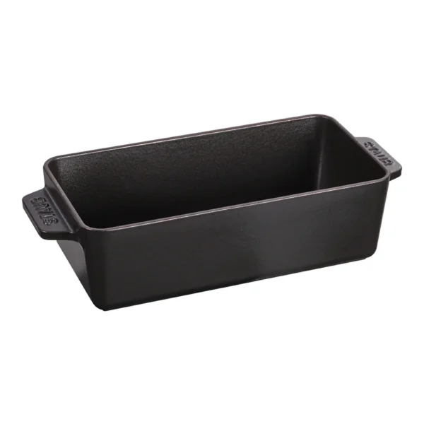 0068a868-158a-41a6-9abd-6eb75a87dd84.jpg Staub - Cast Iron 12.75-inch x 5.25-inch Loaf Pan - Matte Black