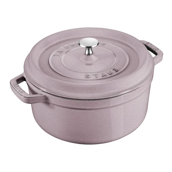 042868e7-21fc-427c-a0e3-e7e24a6f5d92.jpg Staub - Cast Iron Round Dutch Oven, Made in France, 5.5-qt - Lilac