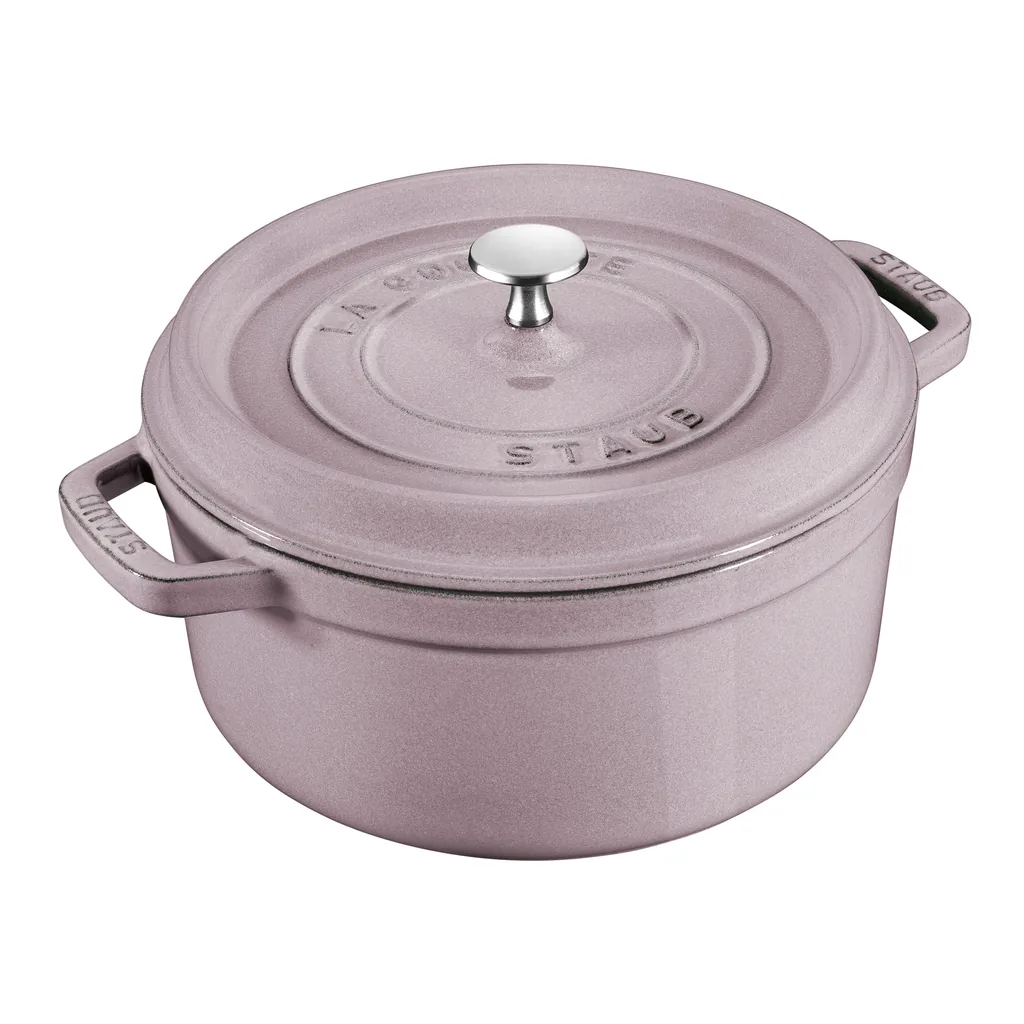 042868e7-21fc-427c-a0e3-e7e24a6f5d92.jpg Staub - Cast Iron Round Dutch Oven, Made in France, 5.5-qt - Lilac