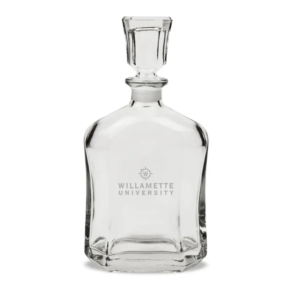 04bbbf01-df64-4ed2-8818-c1150281816b.jpg Jardine - Willamette Bearcats 23.75oz. Crystal Whisky Decanter - Multicolor