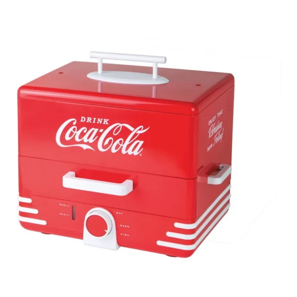 04cd2497-462f-410a-b850-166fe77b2c56.jpg Coca-cola CKHDS206CR Large Coca-Cola Hot Dog Steamer – Red