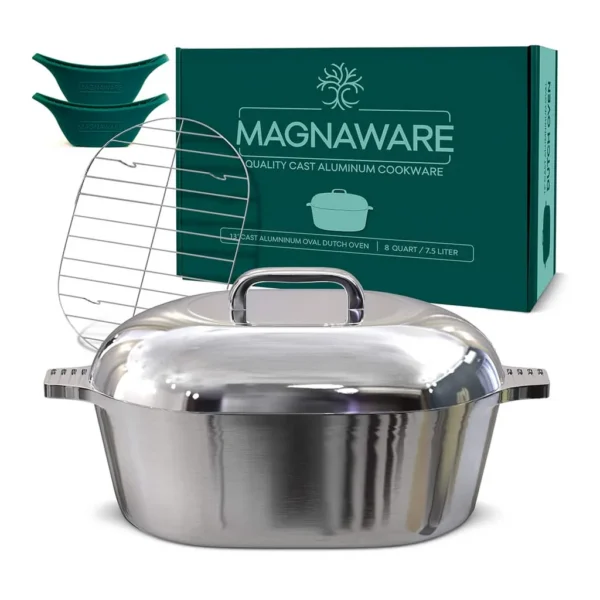 059c203f-e5aa-49cb-aa3b-0da42899fb51.jpg Magnaware - Oval Dutch Oven with Lid - 8 Quart (13 Inch) - Aluminum
