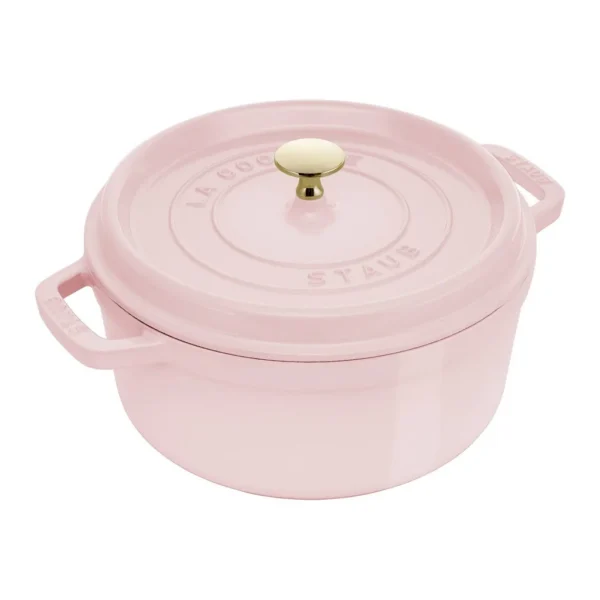 05aea1a5-63dd-44ed-830f-afda2304c59c.jpg Staub - Cast Iron 4-qt Round Dutch Oven - Peony Pink