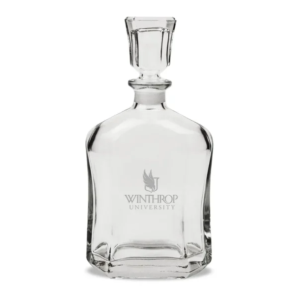 07757730-debf-49de-8e56-355e2975f1cc.jpg Jardine - Winthrop Eagles 23.75oz. Crystal Whisky Decanter - Multicolor