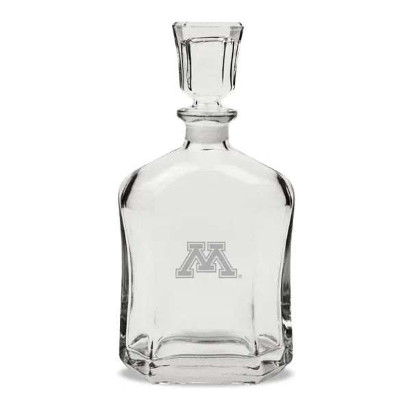 0a28bdf9-1021-4b9e-8489-b014d3c575e1.jpg Jardine - Minnesota Golden Gophers 23.75oz. Crystal Whiskey Decanter - Multicolor