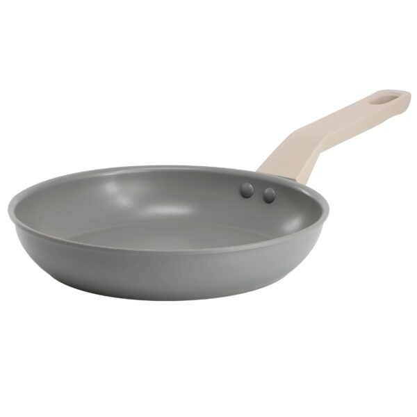 0af34633-f3cb-4b70-88cf-242e3b86ddb7.jpg Oster - Ambrose 8 Inch Nonstick Aluminum Frying Pan in Matte Grey - Gray